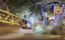 Maltempo a Rimini: grandine e vento fino a 100 km/h