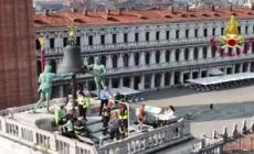 Vigili del fuoco, addestramento ad alta quota a Venezia