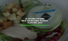 La cucina italiana  vale 250 miliardi di euro, +4,5% nel 2024