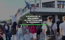 9 scuole su 10 non hanno le certificazioni di sicurezza