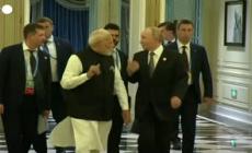 Putin incontra Modi ed elogia i legami tra Russia e India