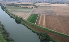Siccita', il Tevere visto dall'alto dall'elicottero della polizia