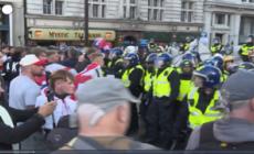 Londra, momenti di tensione alla marcia di estrema destra