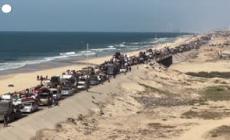 Gaza, continua l'esodo dei palestinesi verso il sud della Striscia