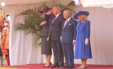 L'inno nazionale americano risuona nel Castello di Windsor