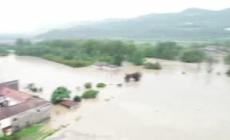 Maltempo, esondato il fiume Bormida