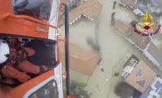 Maltempo in Brianza, bimba di 10 mesi salvata in elicottero grazie a una culla speciale