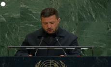 Zelensky all'Onu: "Solo le armi possono garantire la sicurezza"