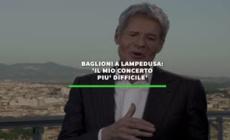 Baglioni a Lampedusa: "Il mio concerto piu' difficile"