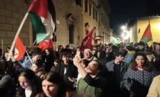 Flotilla, Firenze: corteo spontaneo dopo la notizia degli abbordaggi