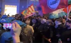 Flotilla, Roma: i manifestanti fronteggiati dalle Forze dell'ordine