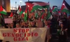 Protesta dei manifestanti pro Gaza alla stazione di Viareggio, bloccati i binari