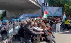 Flotilla, Bologna: momenti di tensione fra manifestanti e polizia