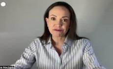 La premio Nobel Maria Corina Machado: "Il tempo di Maduro e' scaduto"