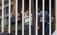 Roma, Ranucci saluta commosso i partecipanti al presidio in sua solidarieta'