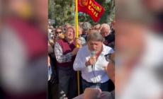 Roma, Ranucci parla alla manifestazione in sua solidarieta'