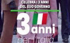 Giorgia Meloni celebra i 3 anni del suo governo