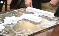 Trump: "L'ala est della Casa Bianca sara' demolita" e mostra foto della sala da ballo a Rutte