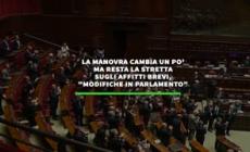La manovra cambia un po' ma resta la stretta  sugli affitti brevi,  "modifiche in parlamento"