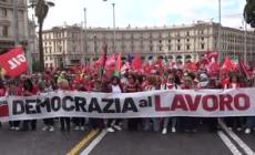 Roma, manifestazione nazionale della Cgil contro la Manovra