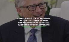 Da informatico a filantropo, bill gates compie 70 anni con microsoft ha cambiato il nostro modo di lavorare