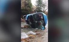 Santa Caterina Valfurva, pullman scolastico finisce nel torrente Frodolfo