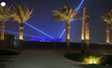 Grand Egyptian Museum, piramidi di Giza illuminate in vista dell'inaugurazione