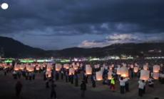 I cieli del Myanmar si illuminano per la fine della stagione delle piogge