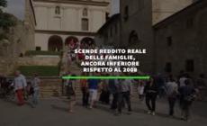 Scende reddito reale delle famiglie, ancora inferiore rispetto al 2008