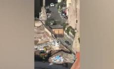 Roma, crollo Torre dei Conti: le operazioni di soccorso e messa in sicurezza