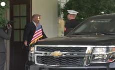 Trump svia domanda su sanzioni, 'Orban e' un grande leader'