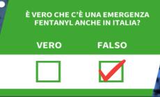 E' vero che c'e' una emergenza Fentanyl anche in Italia?