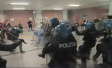 No Meloni day a Torino, scontri con la polizia alla Citta' metropolitana