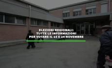 Elezioni regionali: tutte le informazioni per votare il 23 e 24 novembre