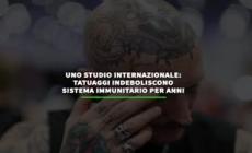 I tatuaggi indeboliscono il sistema immunitario per anni
