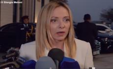 Meloni: "Il Decreto armi non significa lavorare contro la pace"
