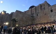 A Gerusalemme, la pregheria di centinaia di pastori americani sul Muro occidentale