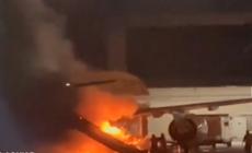 Brasile, incendio sotto un velivolo all'aeroporto di San Paolo