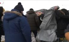 La navicella spaziale Soyuz atterra in Kazakistan dopo la missione spaziale