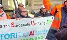 Roma, Eurallumina: i lavoratori giunti dalla Sardegna davanti al Mimit