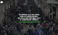 In arrivo le tredicesime per 36 milioni di italiani. Solo uno su 2 ci comprera' i regali
