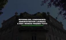 Riforma del condominio: amministratori laureati e per i morosi pagano tutti