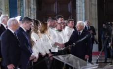Al Quirinale la consegna del tricolore agli alfieri olimpici e paralimpici di Milano Cortina