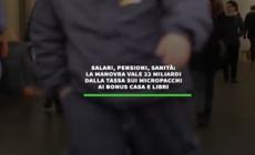 Salari, pensioni, sanita': la manovra vale 22 miliardi, dalla tassa sui micropacchi ai bonus casa e libri