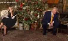 Trump a un bimbo: "Controlliamo che Babbo Natale sia buono e non un infiltrato"