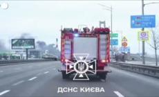 Danni e feriti nella regione di Kiev, i soccorritori al lavoro