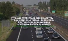 Puntuale con il nuovo anno la raffica di aumenti per i consumatori. Ecco cosa sar&agrave; pi&ugrave; caro