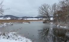 Ghiaccio e neve, lo spettacolo dell'inverno nell'oasi di Colfiorito