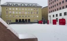Spolverata di neve a Bolzano, 15 cm a passo Resia