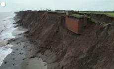 Inghilterra, bunker nucleare a rischio crollo per l'erosione costiera